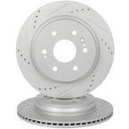 Set of 2 Rear Brake Rotors for Chevrolet Silverado 1500 (2020–2024)