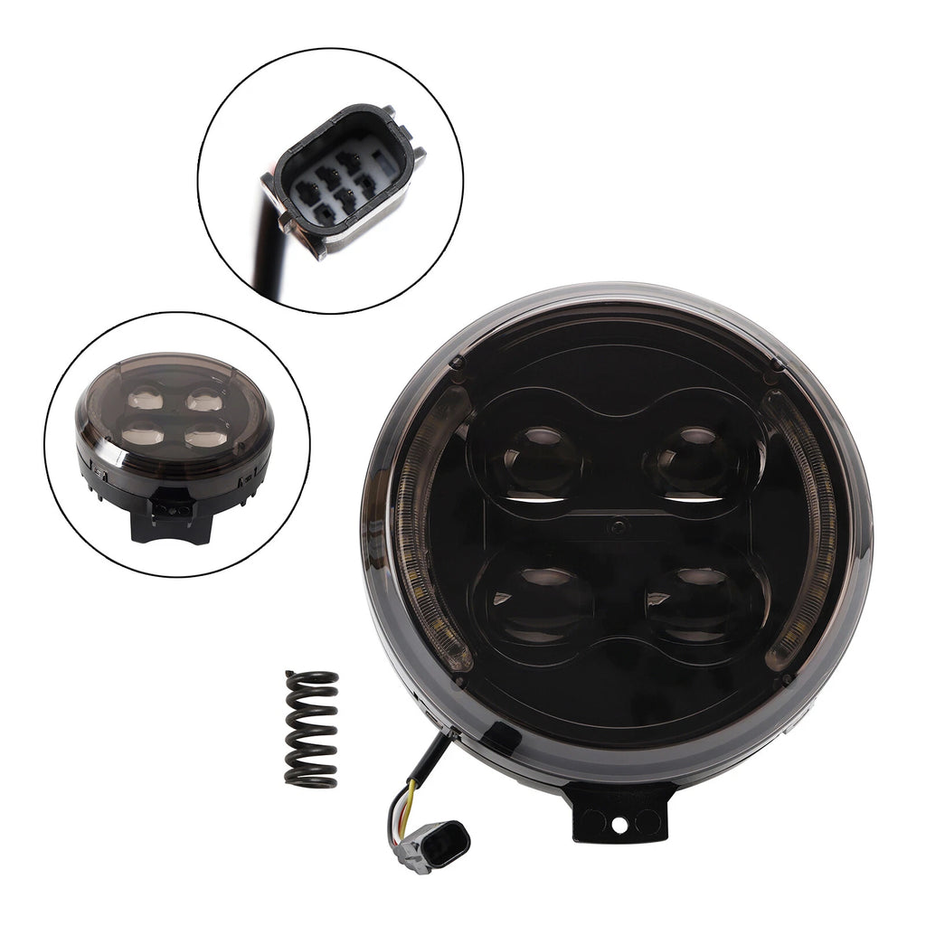 Headlamp Guard for Honda CM300 500 1100 CL500 (LED, Smoke)