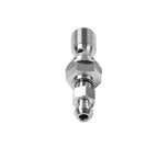 M10x1.0 Titanium Banjo Bolt with Bleed Valve for Motor Brake Caliper Sil