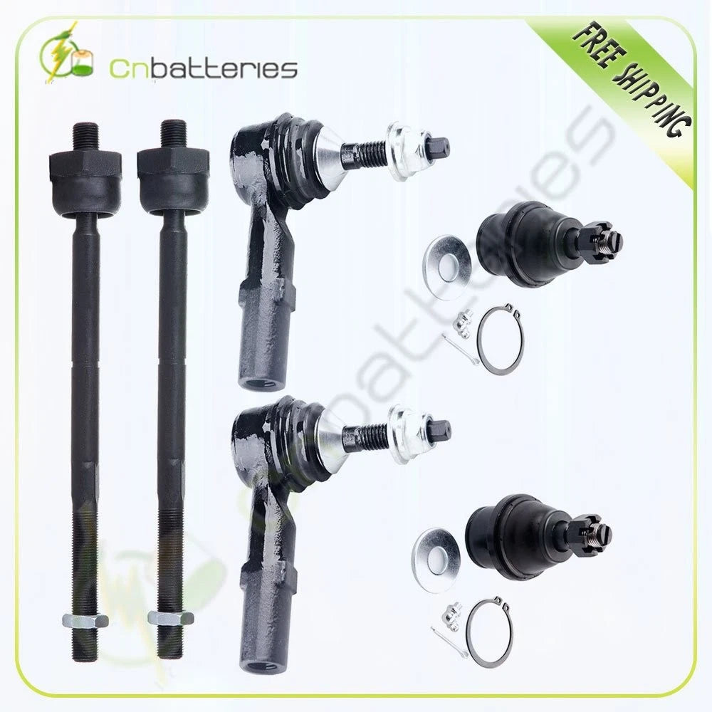 6X Ball Joint Suspension Tie Rod End Kit for Ford Expedition (2003–2006)
