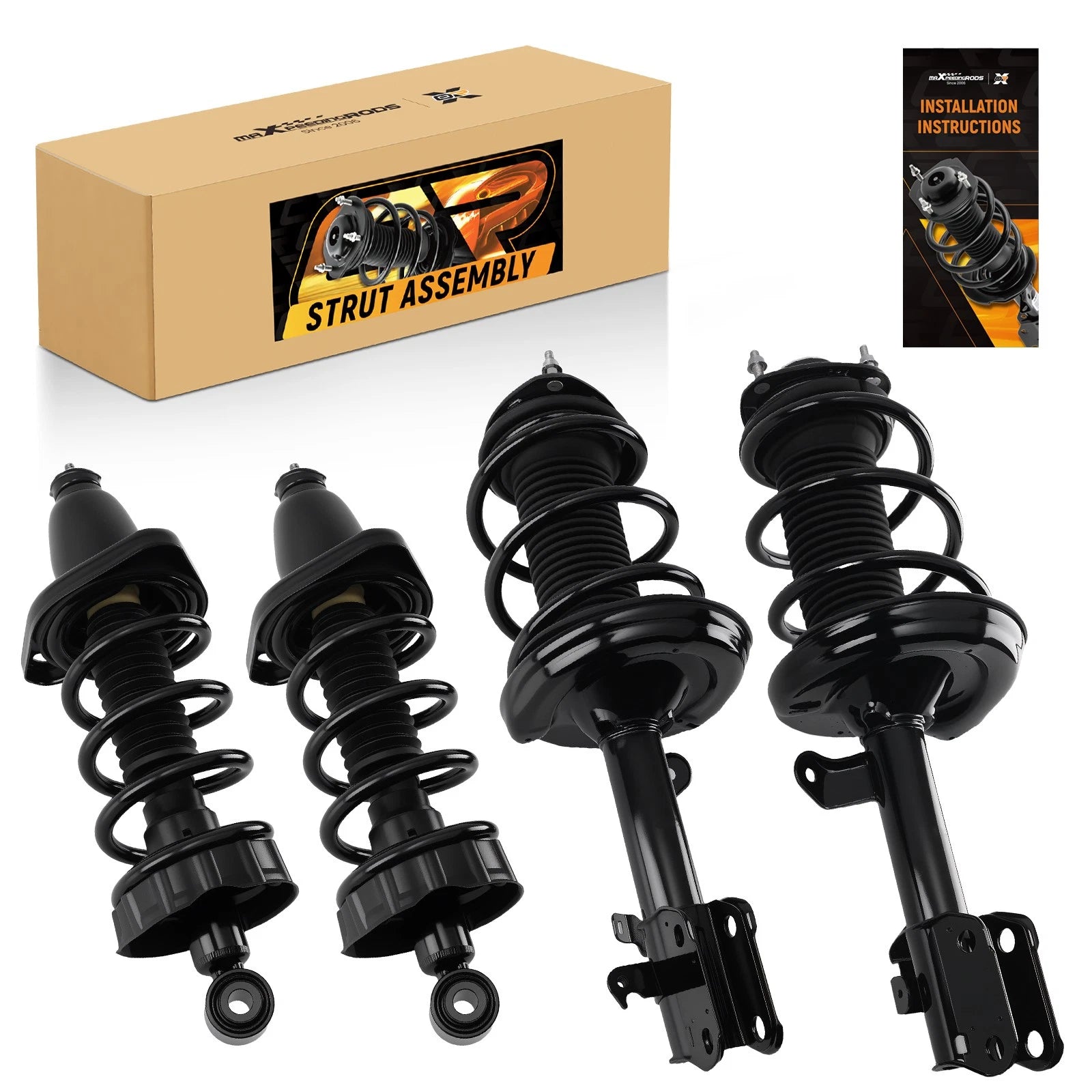 2X Complete Struts Kit for Honda Ridgeline (2006–2014)