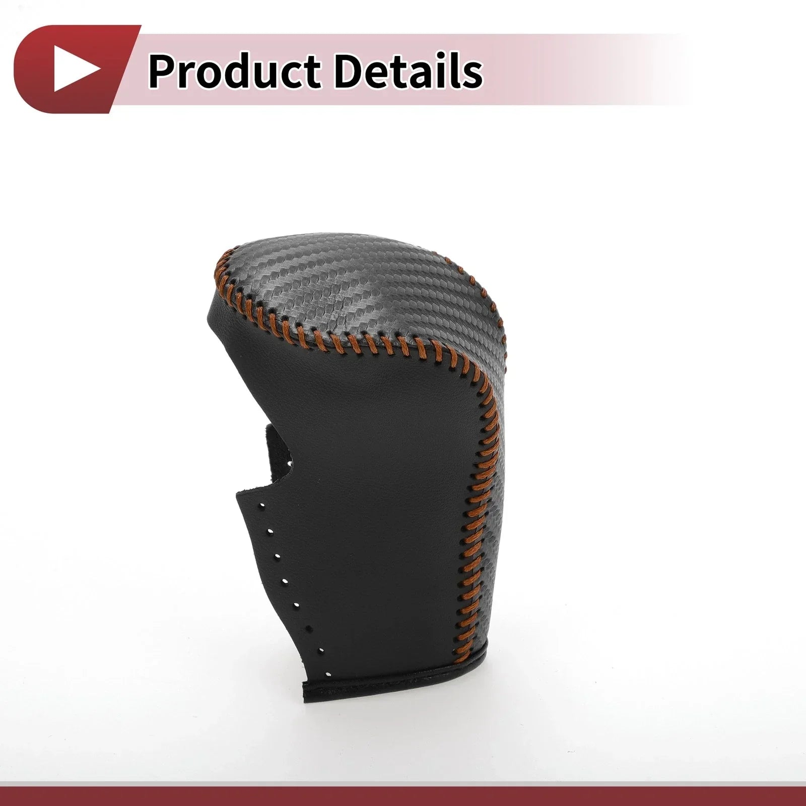 Gear Shift Knob Cover for Honda Accord 2008-2012 Black Carbon Fiber
