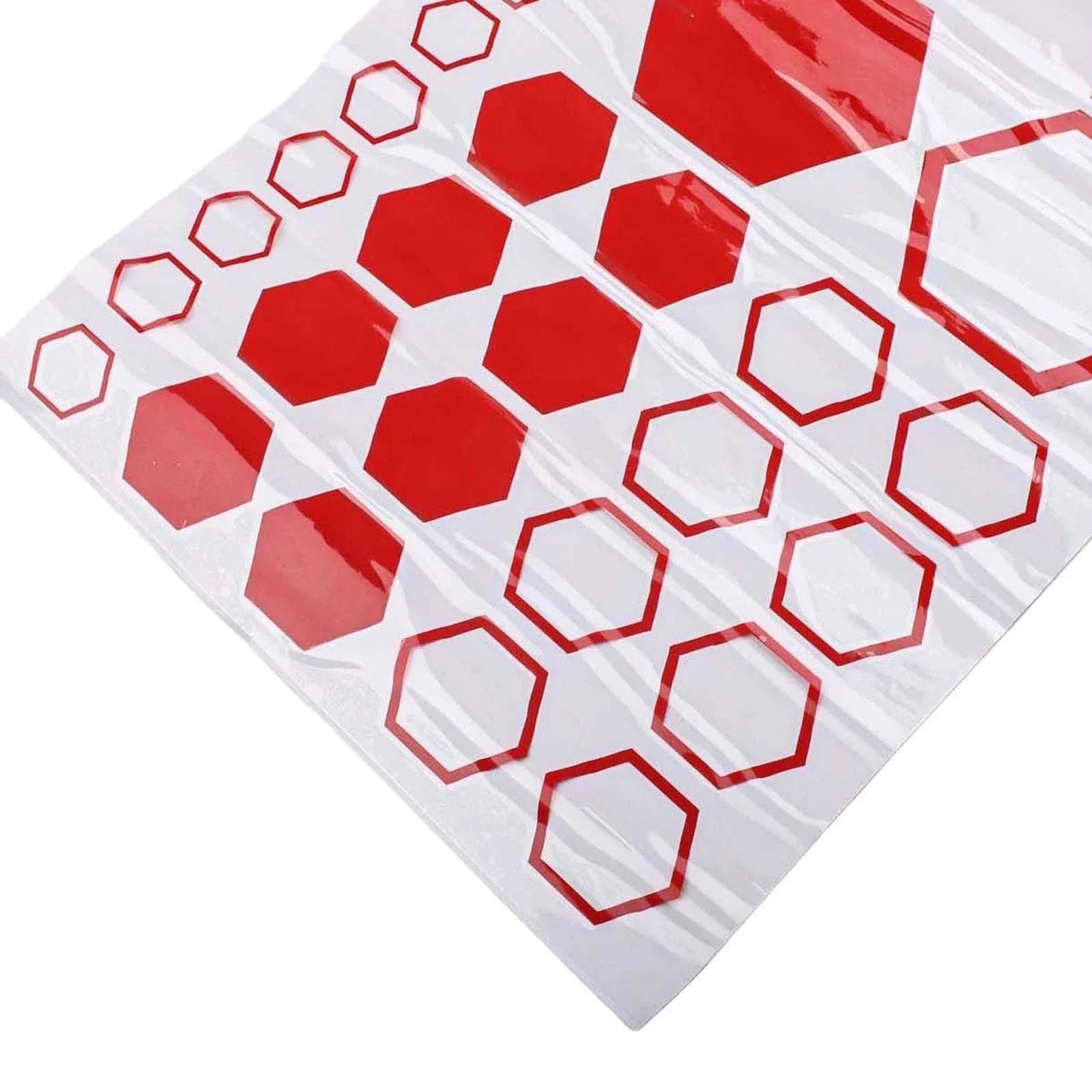 104PCS Car Stickers Set with For Honeycomb Design for Racing and Decoration