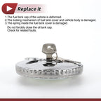 Locking Gas Cap with 2 Keys for Mercedes-Benz (No. 3024710130)