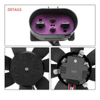 Radiator Cooling Fan with Control Module for VW Golf Jetta Beetle Passat (2000–2023)