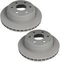 Set of 2 Rear Brake Disc Rotors 330mm ACDelco for Chevy GMC