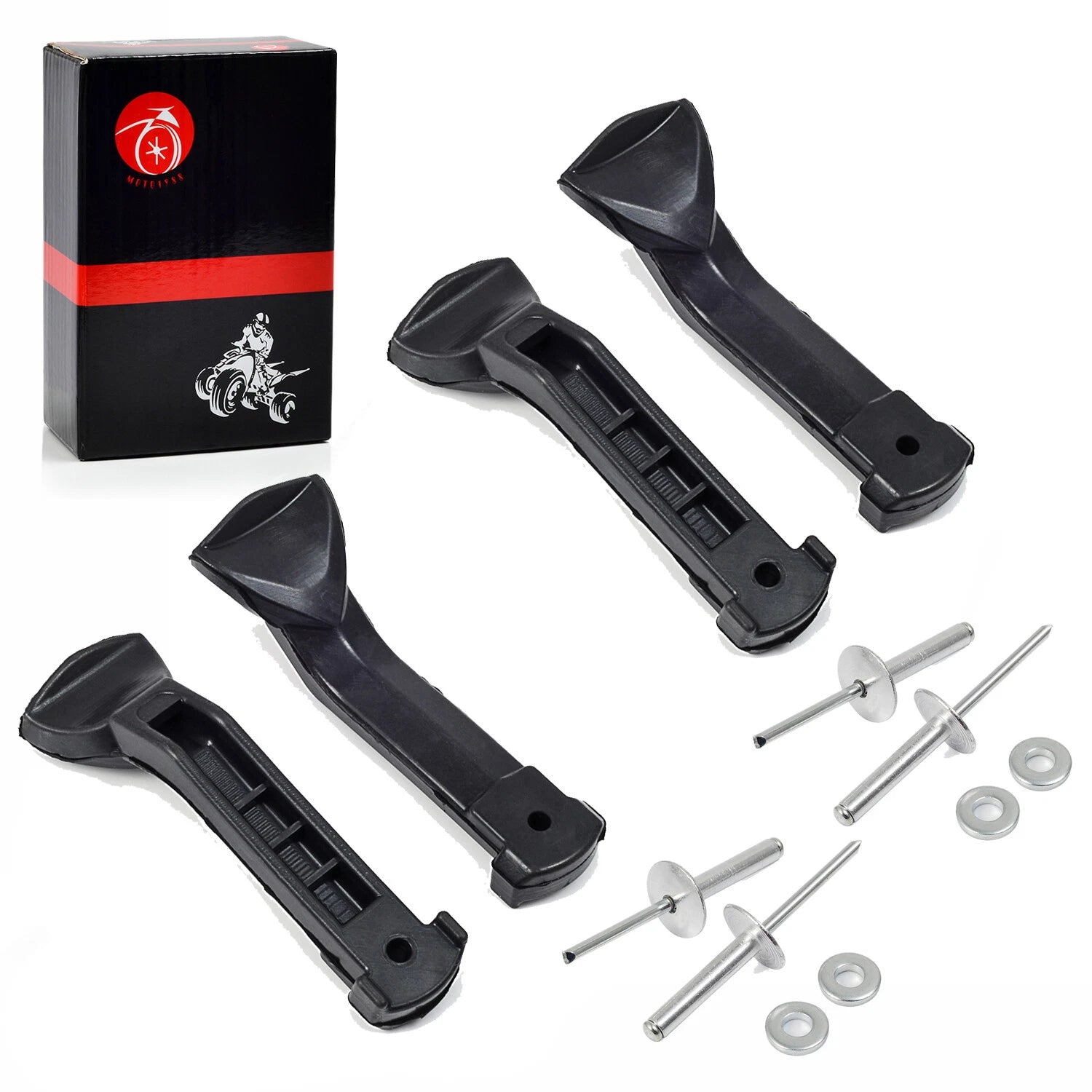 Set of 4 Hood Strap Panel Latch Kit for Ski-Doo REV MXZ GSX GTX Summit (N/A) 517302448