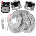 Rear Drilled Rotors & Ceramic Pads for Nissan Titan Armada (2004–2023)