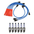 NGK Wire Set & Denso Spark Plugs Kit for Chevelle El Camino Impala (L6)