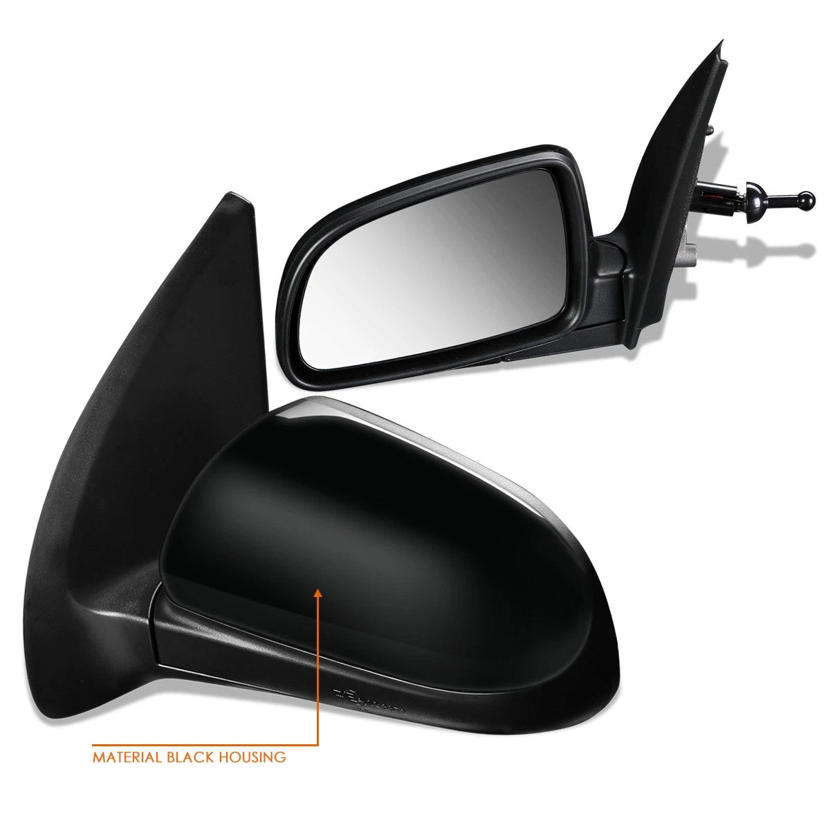 OE Style Manual Heated Side Door Mirror Left for Chevy Aveo 5/Pontiac G3 (2009–2011)