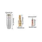 8PCS Welding Tool Set for MIG Welder 15AK with Copper Contact Tips