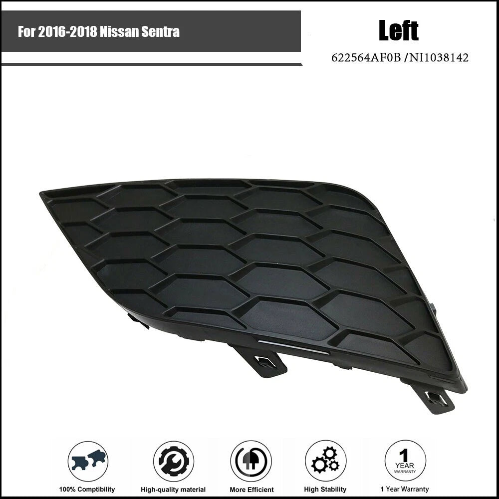 Fog Light Cover for Nissan Sentra (2016–2018) Left Side
