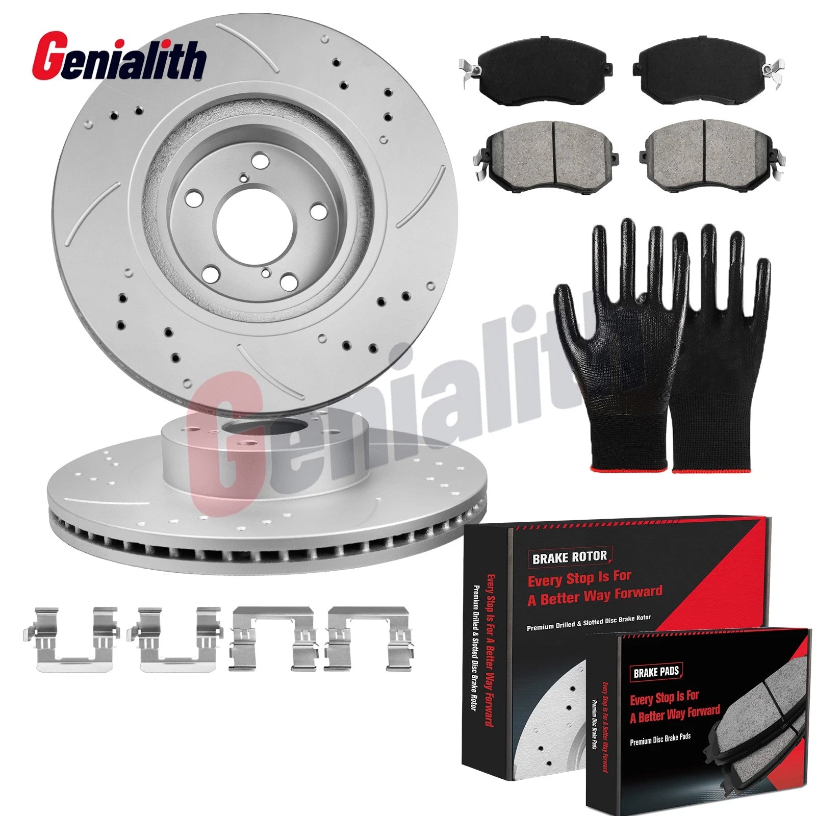Front Brake Rotors & Pads for Subaru Forester XV Crosstrek BRZ Impreza Toyota 86