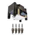 Set of 5 Ignition Coil & Iridium Power Spark Plug Kit for VW Golf Jetta (1999–2006)