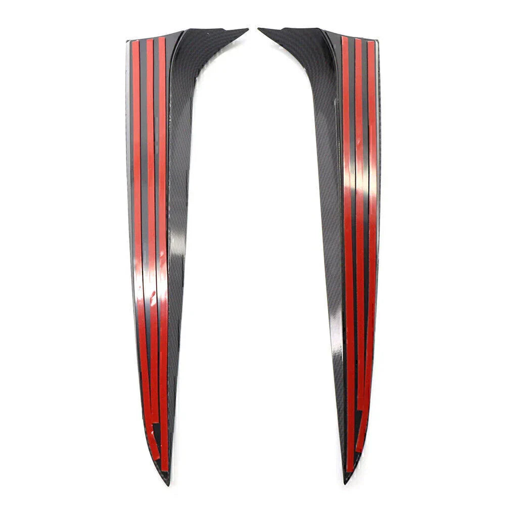 ABS Rear Window Side Spoiler Canard Splitter Trim for BMW X3 (2011-2017)