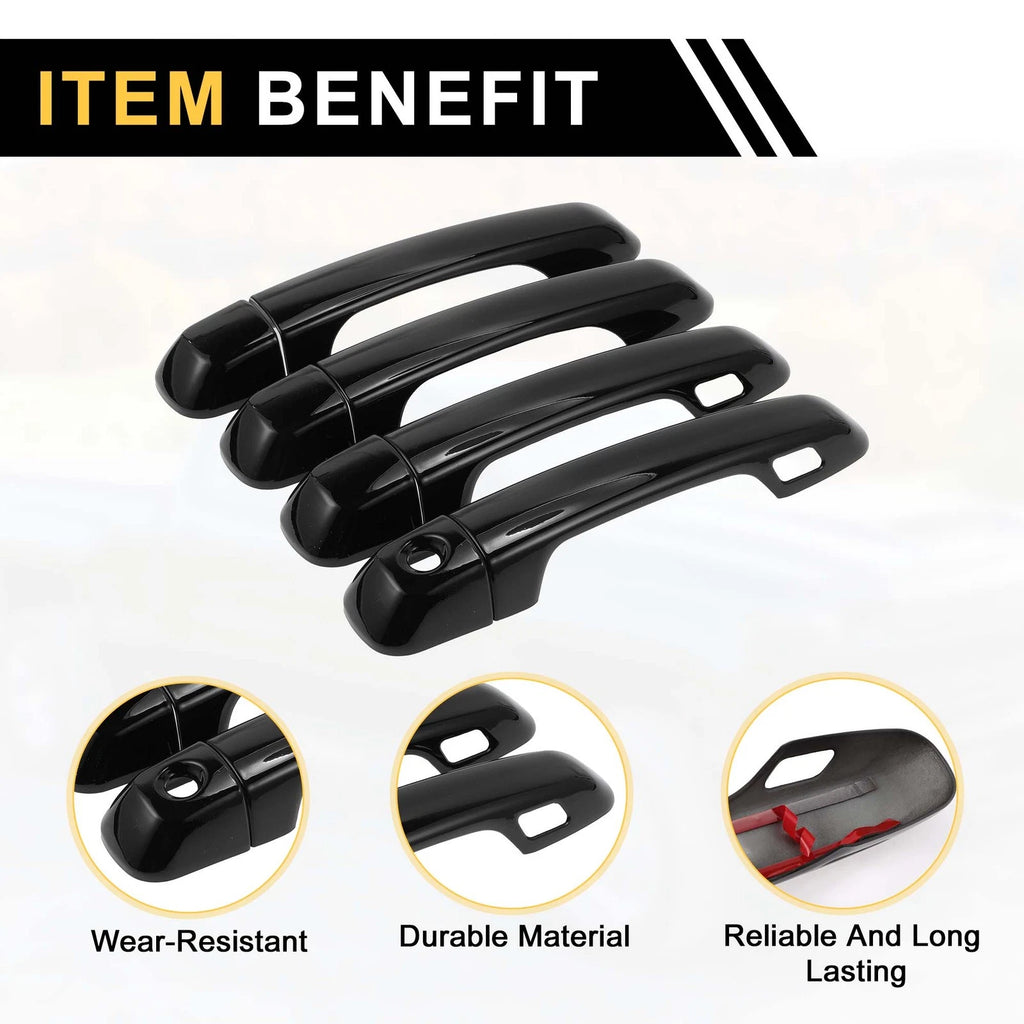 Set of 4 Exterior Door Handle Covers for Toyota 4Runner (2010–2019)