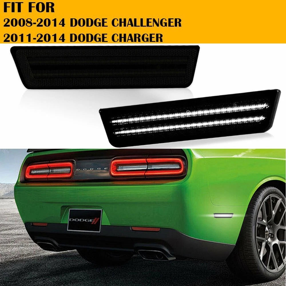 2 LED Rear Side Marker Lights for Dodge Charger & Challenger (2011–2014)