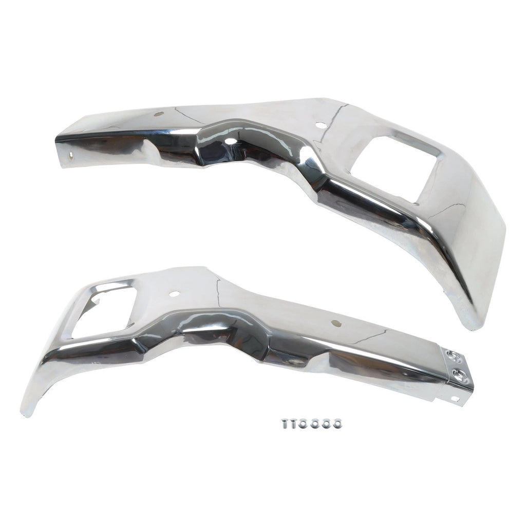 Split Front Bumper Chrome Steel for GMC Sierra 2500/3500HD (2020–2023)