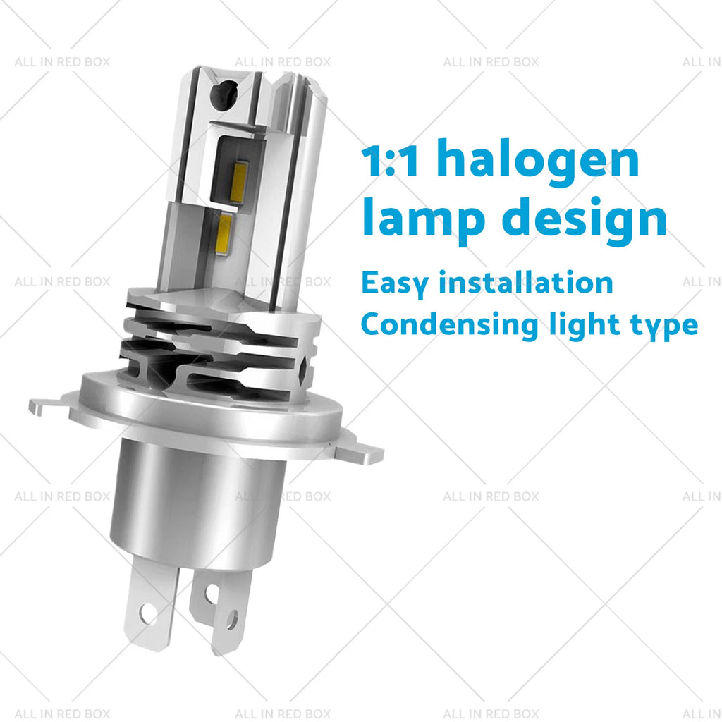 H4 LED Headlight Bulbs Kit 6500K for 9003 (2002–2019)