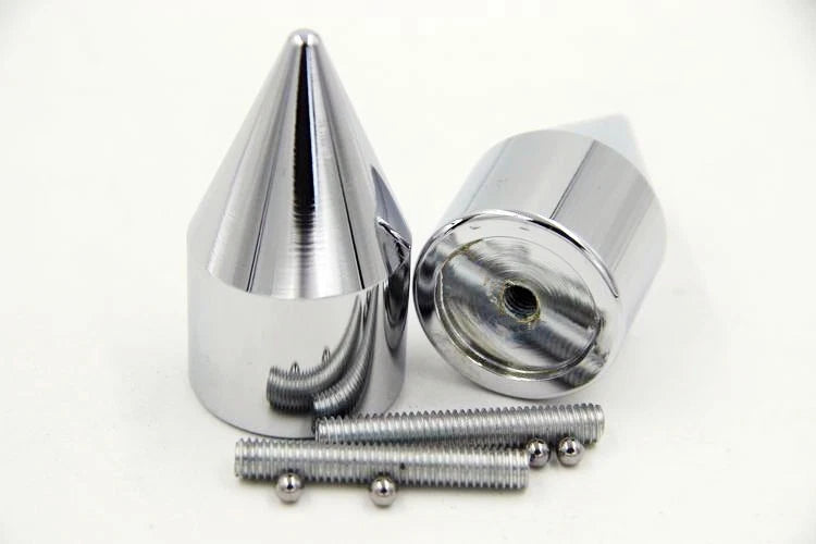 Chrome Spike Bar Ends for Suzuki GSXR 750 (1996–2013)