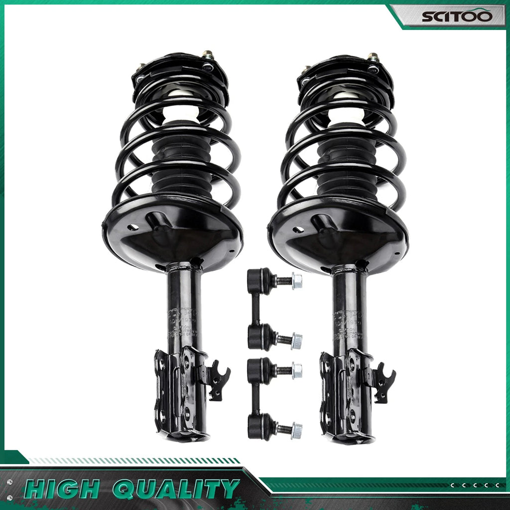 Front Struts Coil Spring & Sway Bar Link Kit for Toyota Camry (1995–1996)