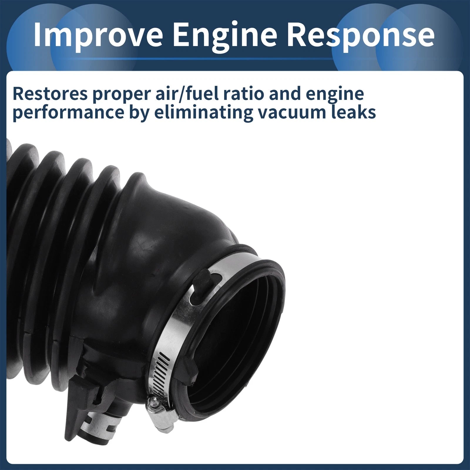 Engine Air Intake Hose for Honda Acura RDX 3.5L (2007–2012) No.17228R8AA00 Rubber Clamp