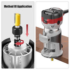 Trimmer Collet Chuck for Engraving and Trimming (Compatible with )