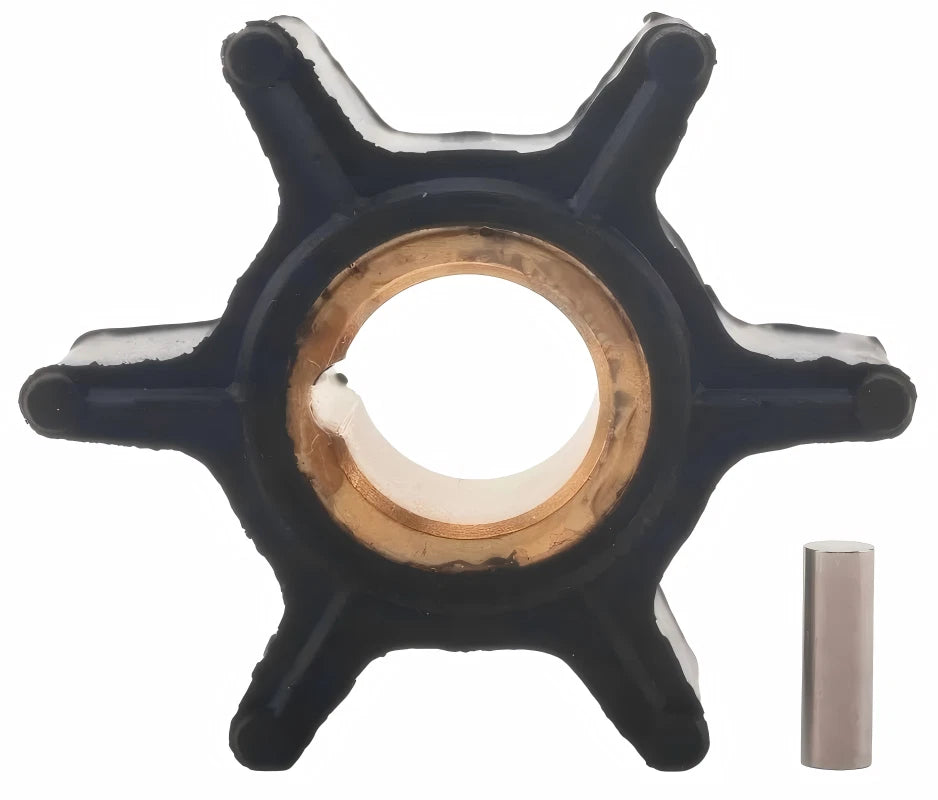Water Pump Impeller with Pin for Evinrude Johnson 8 HP Outboard (1980–1990)
