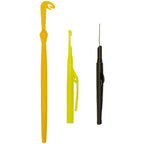 Set of 2 Plastic Dual Purpose Fishing Tool Hook Remover and Bait Needle