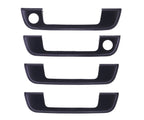 4pc Set Left + Right Outer Door Handle Cover Black for BMW E36 E34 (1988–1999)