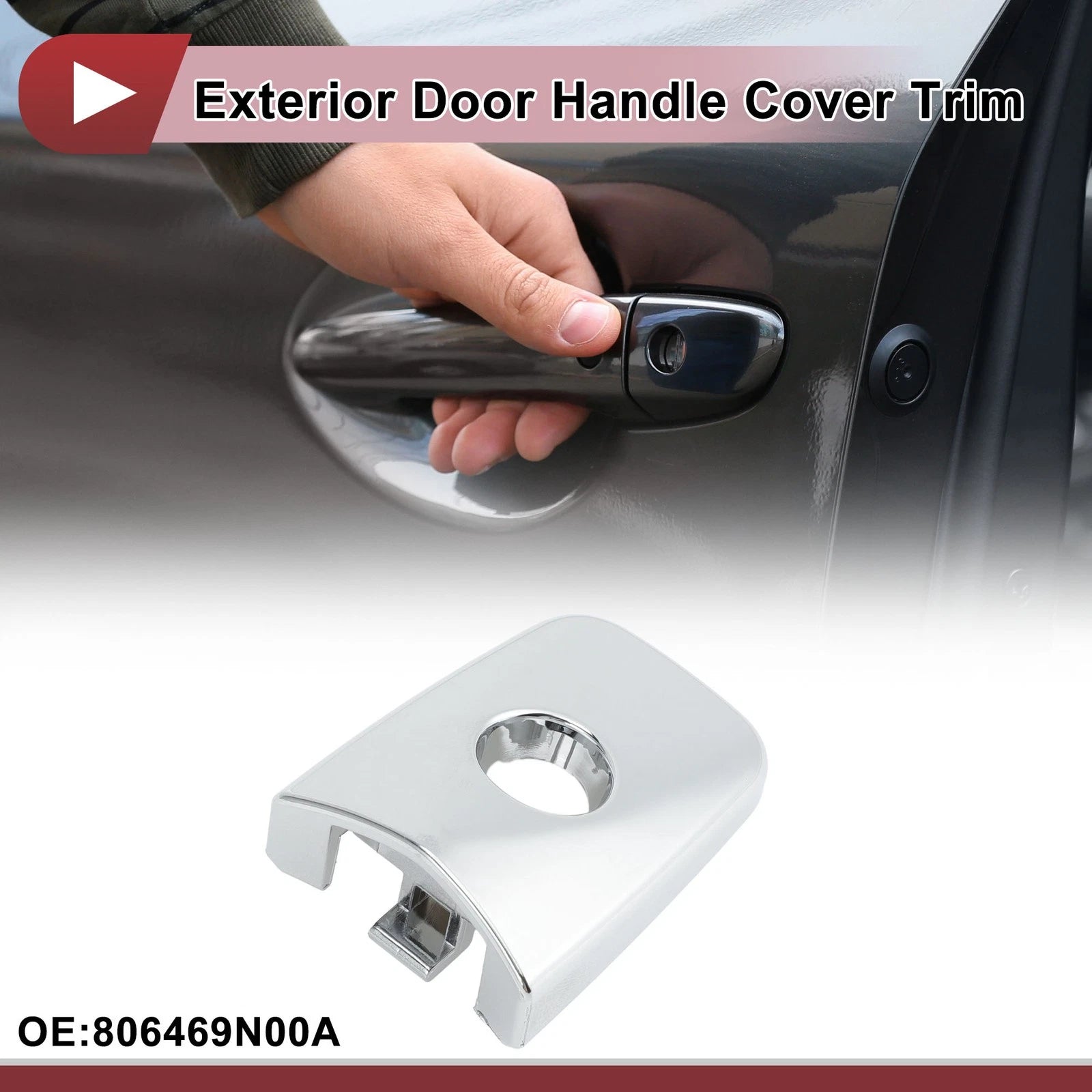 Exterior Door Handle Cover Trim No. 806469N00A for Nissan Sentra (2013–2019)