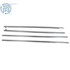 Set of 4 Chrome Weatherstrip Window Moulding Trim Seals for Accord (2003–2007)