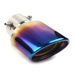 Stainless Steel Blue Rear Exhaust Pipe Tip for Car Muffler
