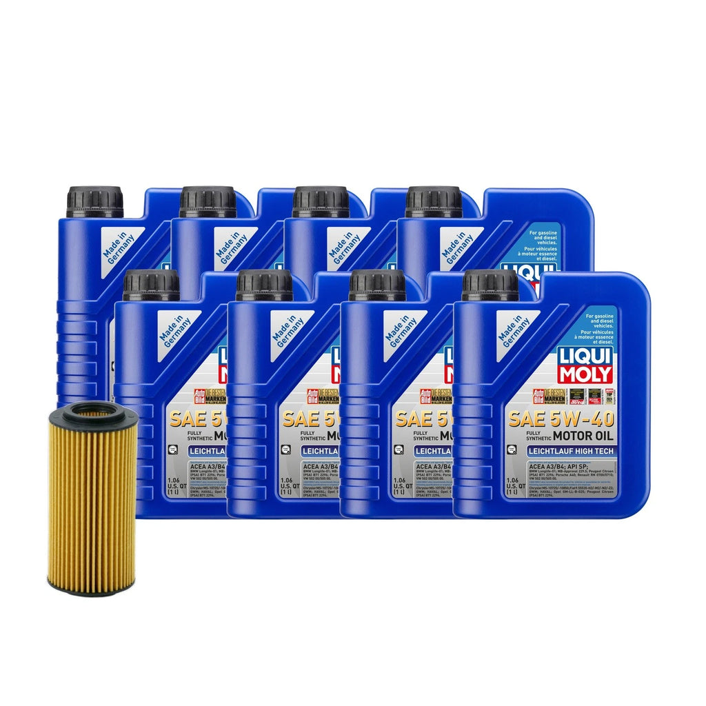 Oil Change Kit for Mercedes OM648 (2000–2006) - 8L Liqui Moly 5W-40, Wix