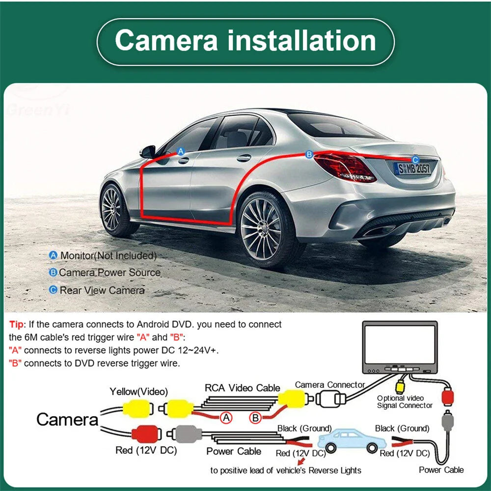 AHD 1080P Reverse Backup Camera for 2010-2015 Benz E200 E260 E300