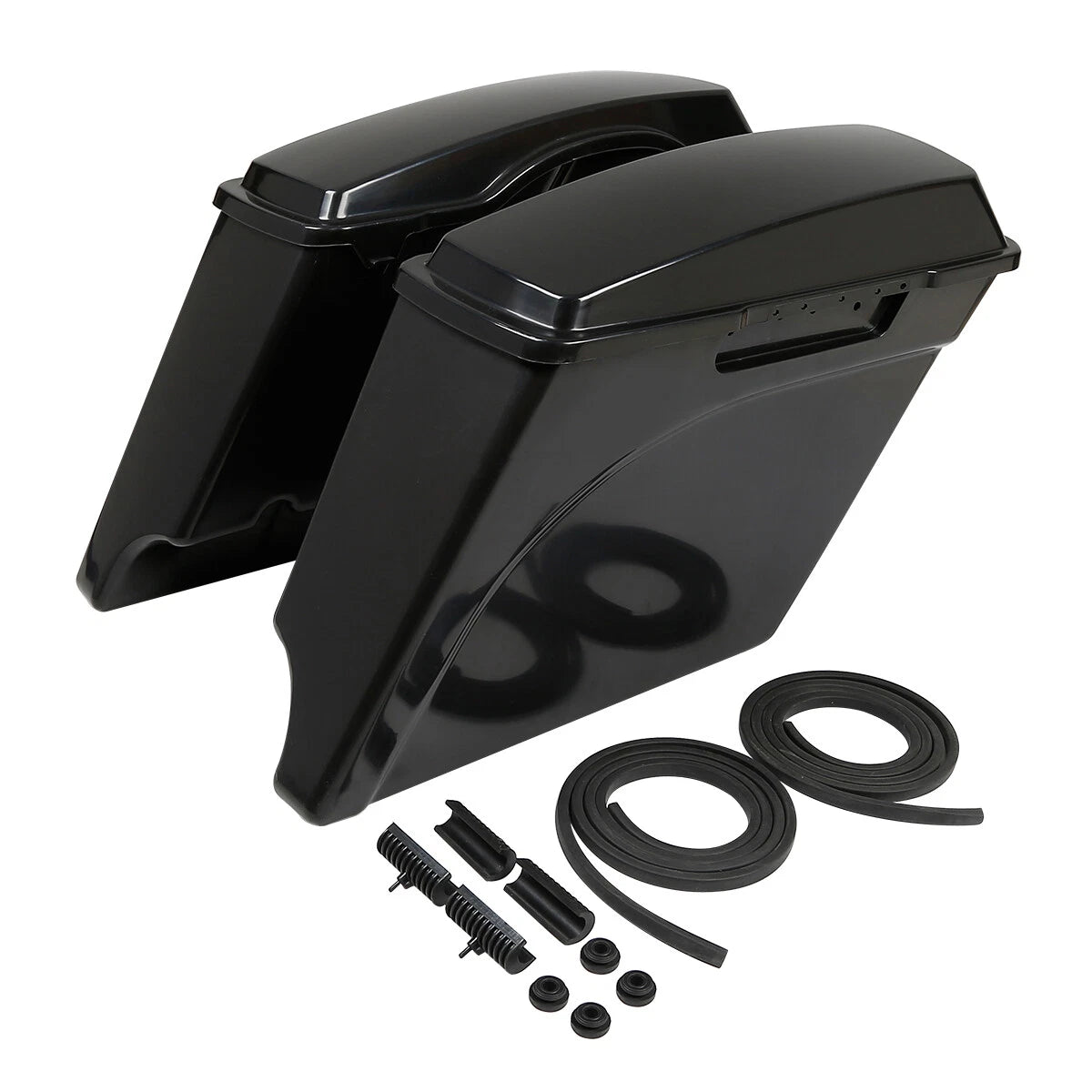 5" Stretched Extended Hard Saddlebags for Harley Touring (1993–2013)