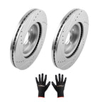 Front Drilled & Slotted Brake Rotor for Nissan Altima (2007–2025)