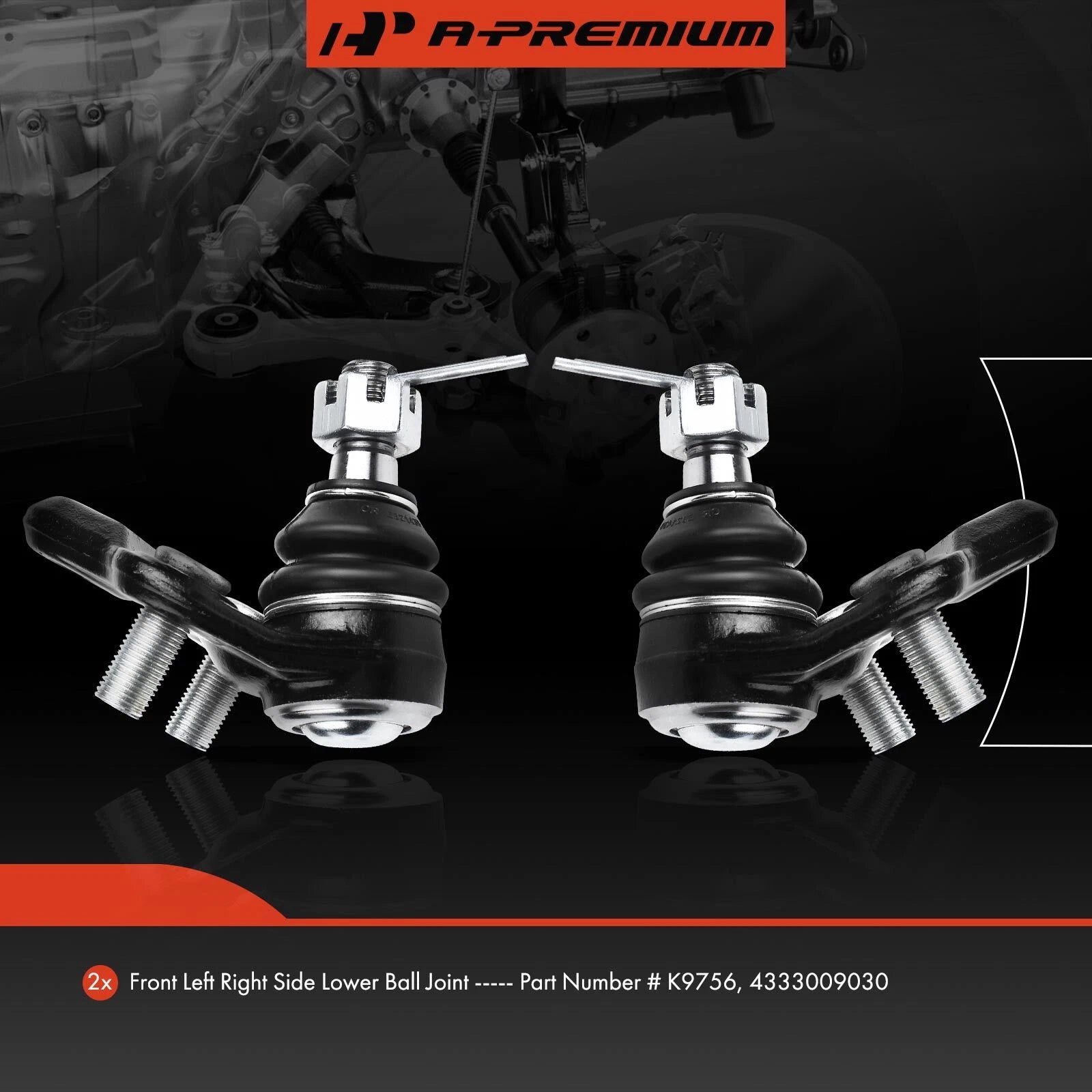 2X Front Lower Ball Joint for Toyota Celica (1994-1999)