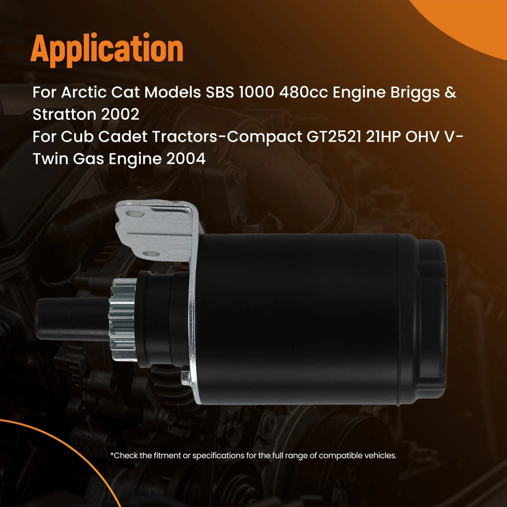 Starter Motor for Briggs & Stratton Generac SST16 John Deere 16HP (N/A)