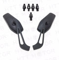 Rearview Mirrors for Universal Motorcycles (8mm 10mm) - Black