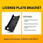 License Plate Bracket Holder for Chevy Silverado 1500 (2016–2018)