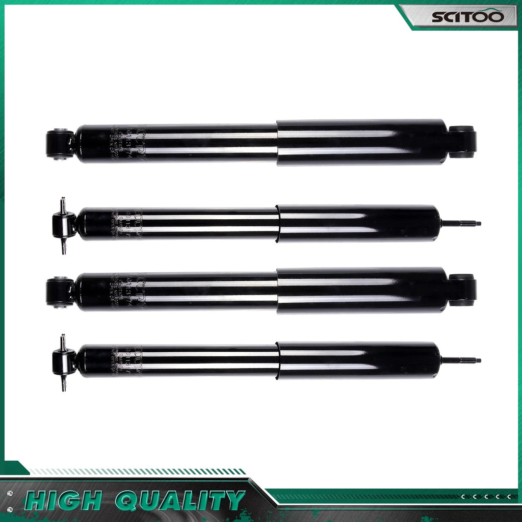 Set of 4 Front Rear Shocks Struts for Jeep Wrangler (1987–1995)