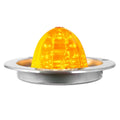 Watermelon LED Amber Lens Flange Bezel Mount for Classic Vehicles (1950–2000)