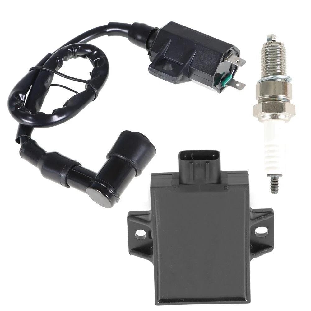 Ignition Coil Spark Plug CDI for Kawasaki Bayou 220 250 (1990–2004)