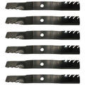 6X Toothed Mulching Blade for John Deere (Replaces M128485)