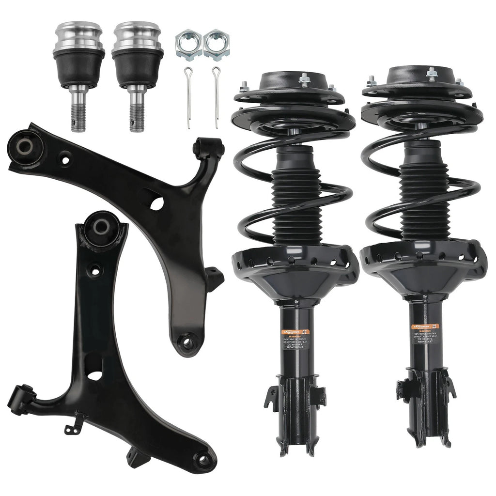 Front Struts + Control Arms for Subaru Impreza (2008–2011)