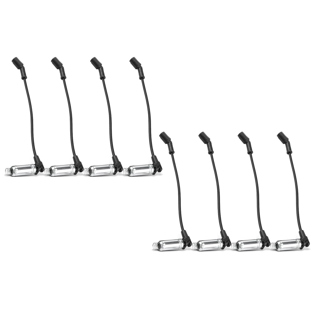 8x Spark Plug Wire Set for Chevy Silverado 1500 2500 GMC Sierra 1500 (1999–2023)