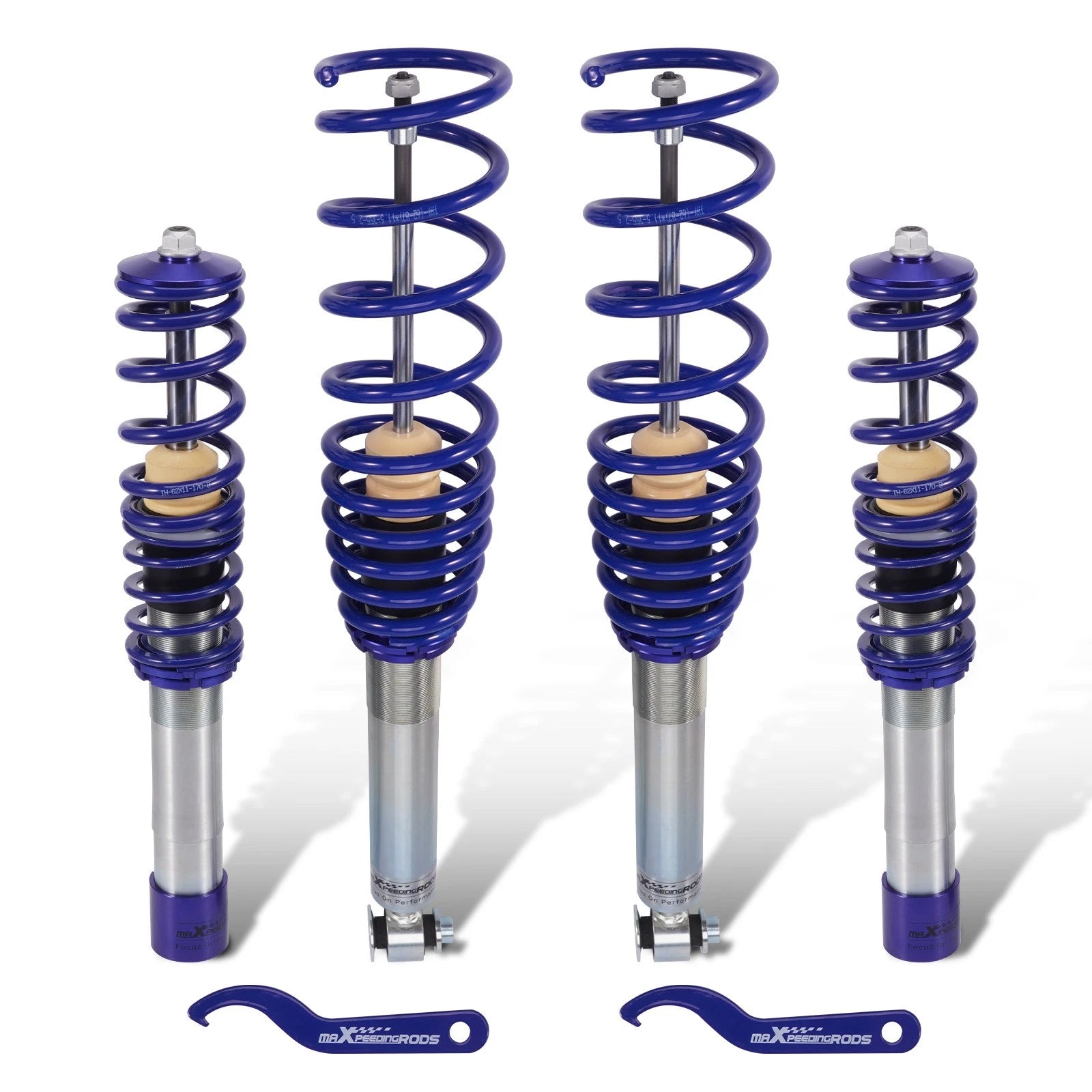Coilover Shock Spring Kit for BMW E39 Sedan RWD 525 528 530 540 (1997–2003)