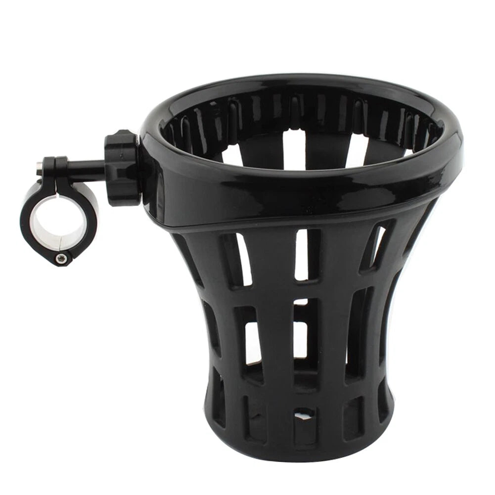 Large Motorcycle Drink Cup Holder with 7/8"-1" Aluminum Clamp