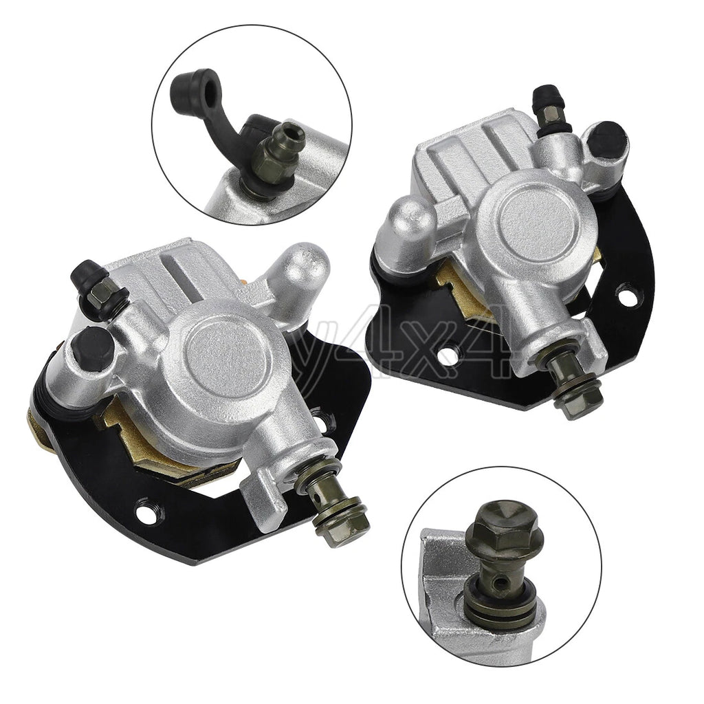 Set of 2 Front Left & Right Brake Calipers for Suzuki QuadRunner 230 (1987–1993)